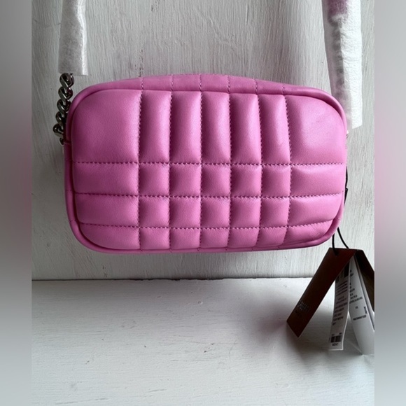 BURBERRY NWT BNIB Mini Lola Quilted Leather Camera Bag primrose pink - Picture 6 of 13